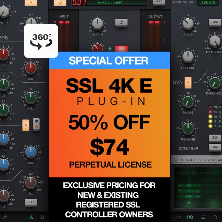 SSL 4K E Channel Strip Plug-in